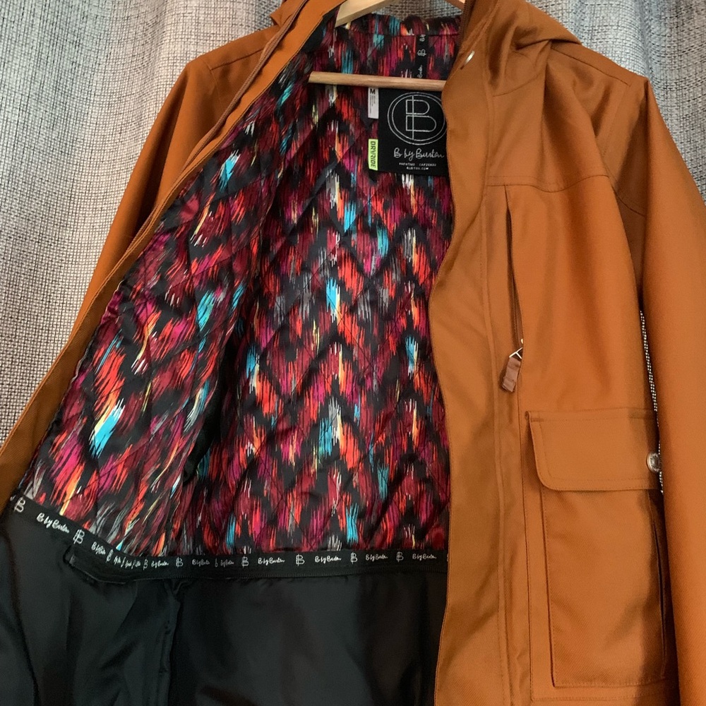 Very warm Burton burnt orange winter jacket